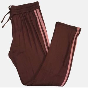 American Eagle Striped Athletic Track Jogger Pants